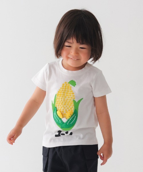 CHEEK ROOM（チークルーム）の「CHEEK ROOM/チークルーム コーンTシャツ（Tシャツ/カットソー・キッズ・ピンク/グリーン/ベージュ系その他6・90cm/100cm/110cm/120cm/130cm/80ｃｍ）」の5枚目の写真