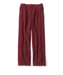 IEDIT | 【股下丈が選べる】ララ・ステラ　パンツスタイルをフェミニンにする　レースガウチョパンツ　　(その他パンツ)