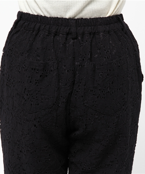 IEDIT(イディット)の「【股下丈が選べる】ララ・ステラ パンツスタイルをフェミニンにする レースガウチョパンツ (その他パンツ・レディース・ワインレッド/ブラック/ネイビー・3/1/4/10/2/9/5/7/8/6)」の13枚目の写真