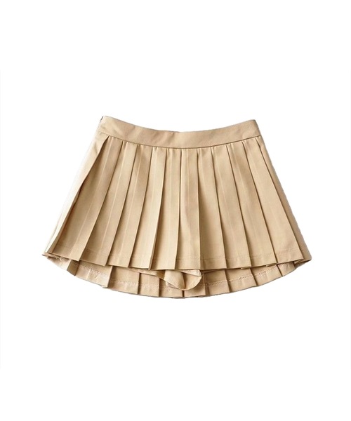ALLuRing ChaRm（アリュリングチャーム）の「Pleated Skirt Pants / プリーツスカートパンツ（スカート・レディース・ホワイト/ブラック/ベージュ/グレー・S/M）」の8枚目の写真