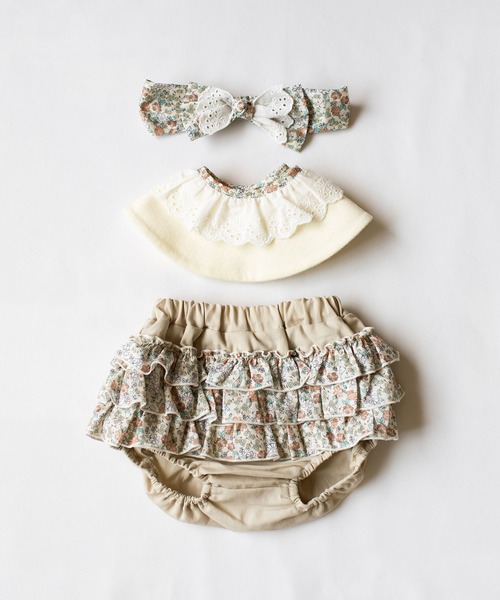 mocmof（モクモフ）の「おめかし ギフトセット （ レース ）（ベビーギフト・キッズ・パープル/イエロー/グリーン系その他3/レッド・ﾌﾘ-）」の3枚目の写真