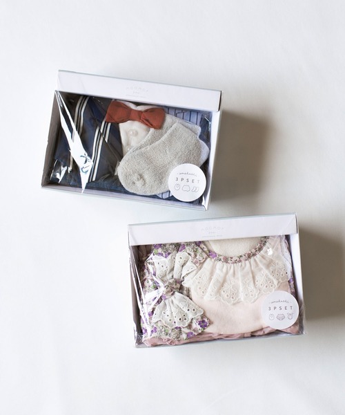 mocmof（モクモフ）の「おめかし ギフトセット （ レース ）（ベビーギフト・キッズ・パープル/イエロー/グリーン系その他3/レッド・ﾌﾘ-）」の13枚目の写真