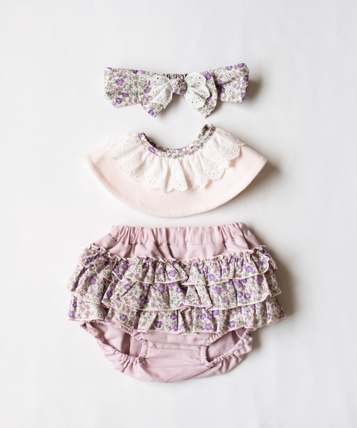 mocmof（モクモフ）の「おめかし ギフトセット （ レース ）（ベビーギフト・キッズ・パープル/イエロー/グリーン系その他3/レッド・ﾌﾘ-）」の12枚目の写真