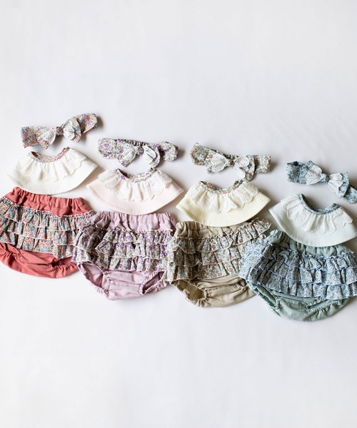 mocmof（モクモフ）の「おめかし ギフトセット （ レース ）（ベビーギフト・キッズ・パープル/イエロー/グリーン系その他3/レッド・ﾌﾘ-）」の7枚目の写真