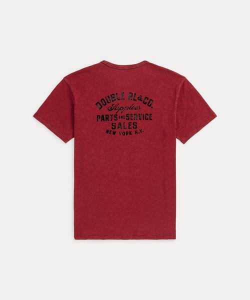 RRL(ダブル アール エル)の「スラブ ジャージー グラフィック Tシャツ(Tシャツ/カットソー・メンズ・レッド系1・XXL/XS/XL/S/M/L)」の5枚目の写真
