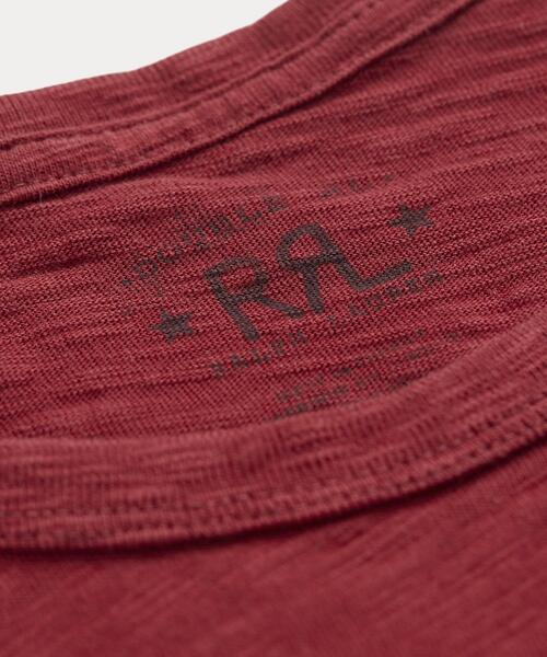 RRL(ダブル アール エル)の「スラブ ジャージー グラフィック Tシャツ(Tシャツ/カットソー・メンズ・レッド系1・XXL/XS/XL/S/M/L)」の6枚目の写真