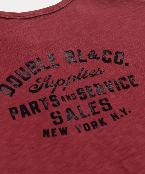 RRL(ダブル アール エル)の「スラブ ジャージー グラフィック Tシャツ(Tシャツ/カットソー・メンズ・レッド系1・XXL/XS/XL/S/M/L)」の3枚目の写真