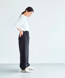 ata（アタ）の「ata pants 2. / テンセルリネン 裾絞りパンツ（その他パンツ）」