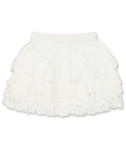 SPINNS（スピンズ）の「レースティアードミニスカート/スカパン/インナーパンツ付き（スカート・レディース・ホワイト/ブラック/アイボリー・ONESIZE）」の15枚目の写真