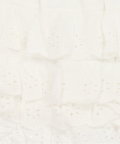 SPINNS（スピンズ）の「レースティアードミニスカート/スカパン/インナーパンツ付き（スカート・レディース・ホワイト/ブラック/アイボリー・ONESIZE）」の11枚目の写真