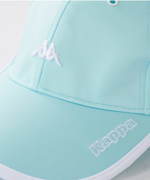 Kappa(カッパ)の「ロゴ刺繍定番キャップ(キャップ・レディース・ホワイト/ターコイズブルー/ブラック・FREE)」の19枚目の写真