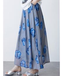 MURUA | 【WEB限定】ニュアンスフラワープリントスカート(スカート)