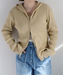 cepo（セポ）の「ニジュウス編みダブルジップパーカー（パーカー）」