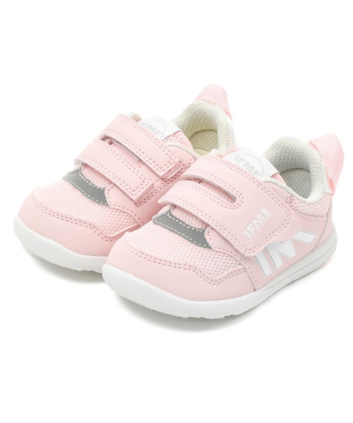 IFME（イフミー）の「BABY｜IFME ベーシックカラーワンベルトスニーカー（スニーカー・キッズ・オレンジ/ピンク/ネイビー/パープル・12.0cm/13.0cm/14.0cm/15.0cm/13.5cm/14.5cm/12.5cm）」の4枚目の写真