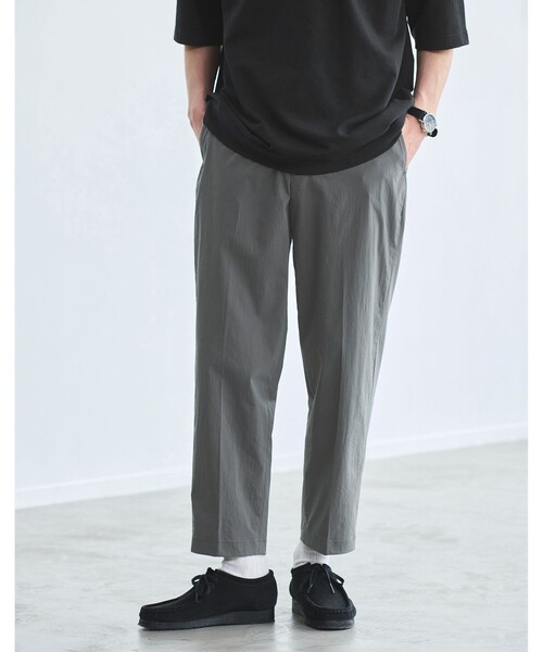 green label relaxing（グリーンレーベルリラクシング）の「WONDER CLOTH ワイド ユーティリティ―パンツ イージーパンツ -ストレッチ・接触冷感・吸水速乾-（その他パンツ・メンズ・ブラック/ネイビー/ダークグレー・XL/L/M/S）」の8枚目の写真