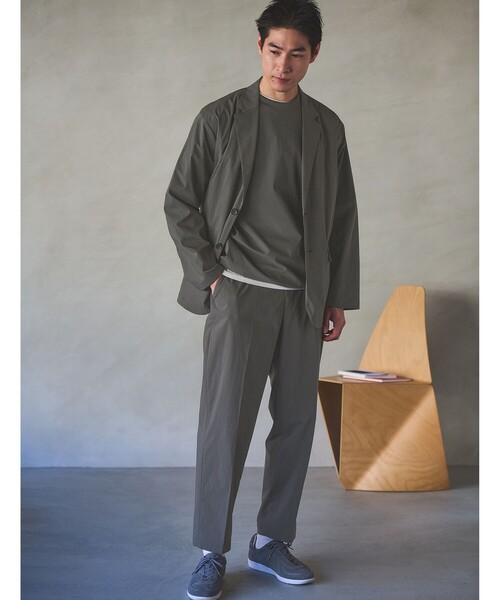 green label relaxing（グリーンレーベルリラクシング）の「WONDER CLOTH ワイド ユーティリティ―パンツ イージーパンツ -ストレッチ・接触冷感・吸水速乾-（その他パンツ・メンズ・ブラック/ネイビー/ダークグレー・XL/L/M/S）」の16枚目の写真