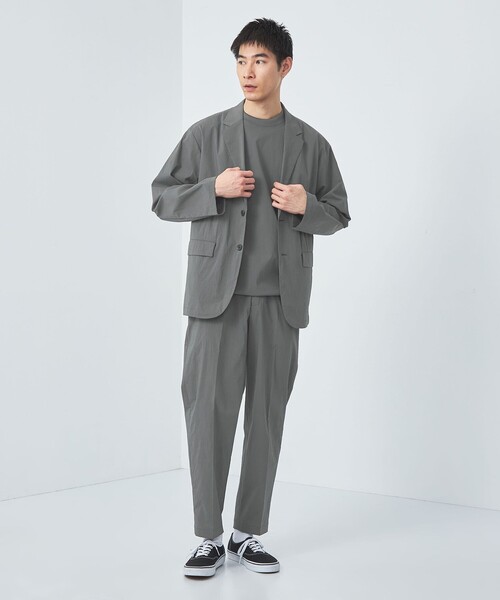 green label relaxing（グリーンレーベルリラクシング）の「WONDER CLOTH ワイド ユーティリティ―パンツ イージーパンツ -ストレッチ・接触冷感・吸水速乾-（その他パンツ・メンズ・ブラック/ネイビー/ダークグレー・XL/L/M/S）」の14枚目の写真