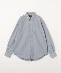 green label relaxing | FINE BASIC オックスストレッチ ビッグ ボタンダウンシャツ -ストレッチ-(シャツ/ブラウス)
