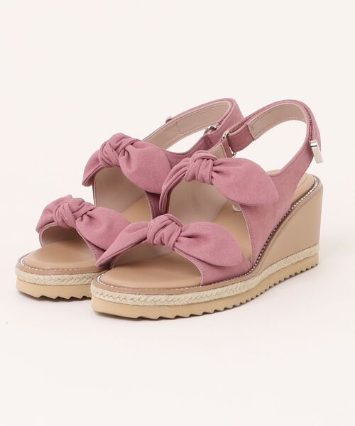 セール】ダブルリボンウェッジサンダル（サンダル）｜JILL STUART