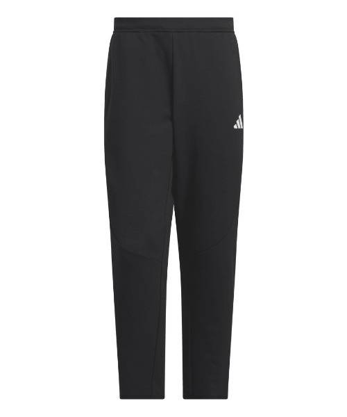 adidas(アディダス)の「アディダス adidas Adptn レギュラーフィット テクスチャード ダブルニット アンクル丈 オープンヘムパンツ(その他パンツ・メンズ・ホワイト/ブラック・LL/3L/S/M/L)」の2枚目の写真