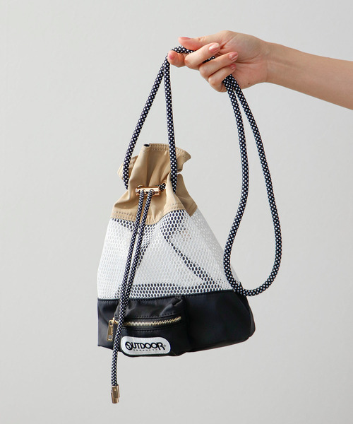 セール】【RISLEY×OUTDOOR PRODUCTS】 CANDYメッシュポシェット