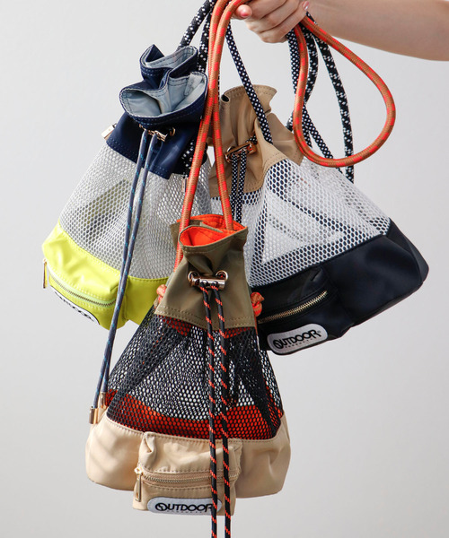 セール】【RISLEY×OUTDOOR PRODUCTS】 CANDYメッシュポシェット