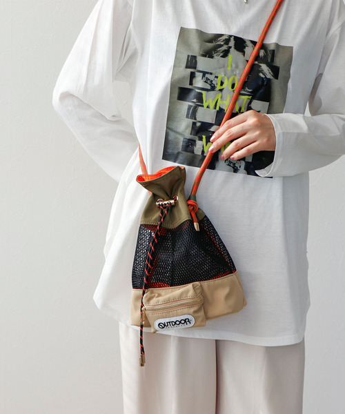 完売品 新品未使用 RISLEY×OUTDOOR CANDYメッシュポシェット セール】【RISLEY×OUTDOOR PRODUCTS】 CANDYメッシュポシェット