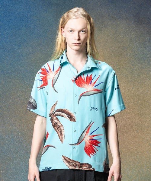 glamb（グラム）の「TIME TRAVELER Reversible Shirt (GEAR 004) / タイムトラベラーリバーシブルシャツ（シャツ/ブラウス・メンズ・ブルー/ブラック・S/M/L）」の2枚目の写真