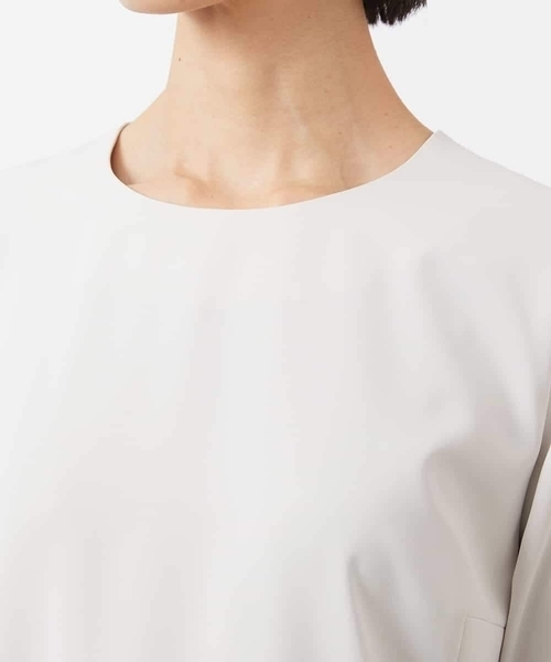 MICHEL KLEIN(ミッシェル・クラン)の「袖口パールワンピース(ワンピース・レディース・ブラック/グレー・38)」の5枚目の写真