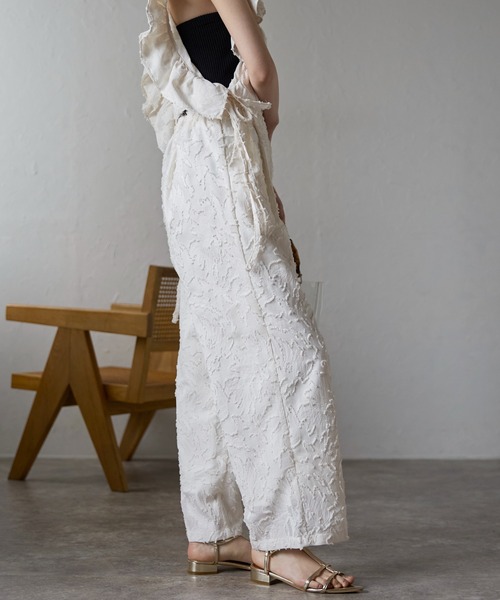 each（イーチ）の「フリンジジャガードタックパンツ（その他パンツ・レディース・ブラック/アイボリー・FREE）」の20枚目の写真