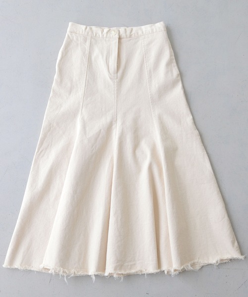 CLEIO（クレイオ）の「【CLEIO】コットンマーメイドスカート COTTON MERMAID SKIRT/736-13666（スカート・レディース・アイボリー/ブラック・FREE）」の20枚目の写真