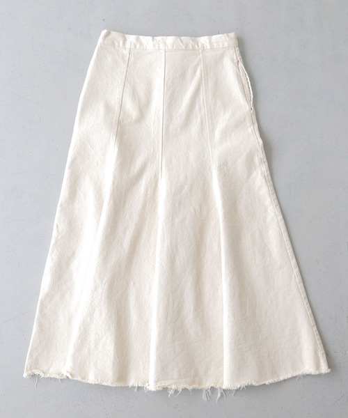 CLEIO（クレイオ）の「【CLEIO】コットンマーメイドスカート COTTON MERMAID SKIRT/736-13666（スカート・レディース・アイボリー/ブラック・FREE）」の21枚目の写真