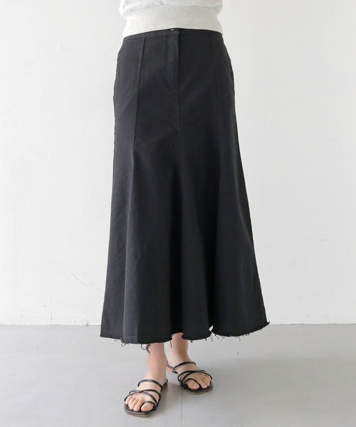 CLEIO（クレイオ）の「【CLEIO】コットンマーメイドスカート COTTON MERMAID SKIRT/736-13666（スカート・レディース・アイボリー/ブラック・FREE）」の13枚目の写真