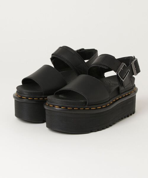 Dr. Martens(ドクターマーチン)の「Dr. Martens/ドクターマーチン VOSS クァッド サンダル 31537001(サンダル・レディース・ブラック・UK6/UK5/UK4/UK3)」の2枚目の写真