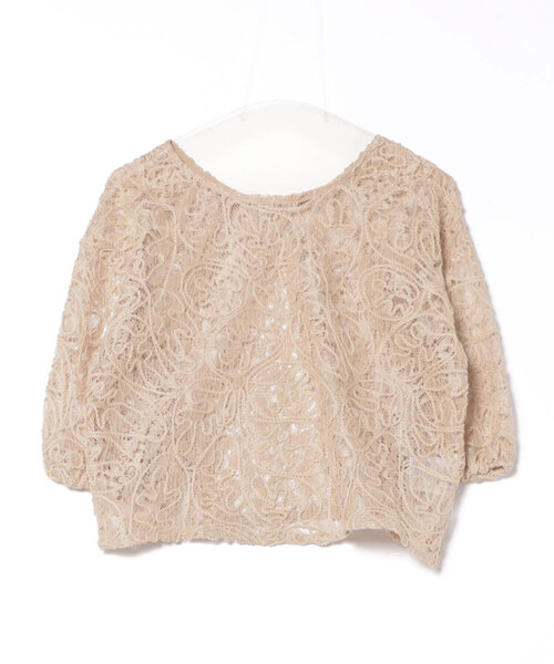 GeeRA（ジーラ）の「前後2WAYコードシアーレースプルオーバー（Tシャツ/カットソー・レディース・ベージュ/アイボリー/ブラック・LARGE/X-LARGE/MEDIUM）」の20枚目の写真