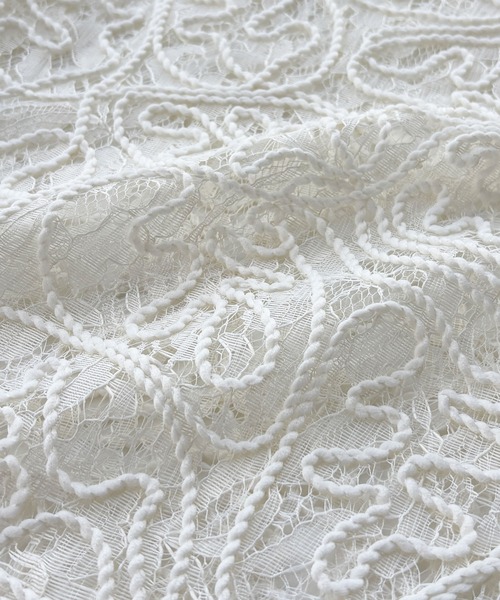 GeeRA（ジーラ）の「前後2WAYコードシアーレースプルオーバー（Tシャツ/カットソー・レディース・ベージュ/アイボリー/ブラック・LARGE/X-LARGE/MEDIUM）」の17枚目の写真