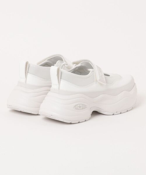 CONVERSE(コンバース)の「【CONVERSE】コンバース ALL STAR R SURGETRAINER MJ OX(オールスターR サージトレーナー MJ OX)(スニーカー・レディース・ブラック/ホワイト・4/4.5/5/5.5)」の4枚目の写真