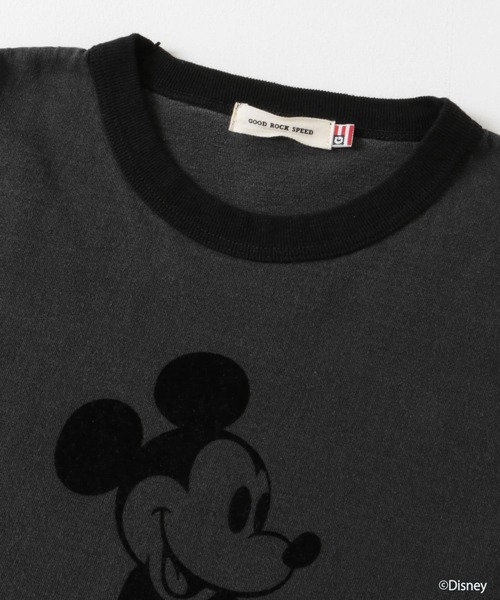 GOOD ROCK SPEED(グッドロックスピード)の「GOOD ROCK SPEED / MICKEY MOUSE / RingerT-Shirts(Tシャツ/カットソー・レディース・ネイビー/ブラック・MEDIUM)」の16枚目の写真