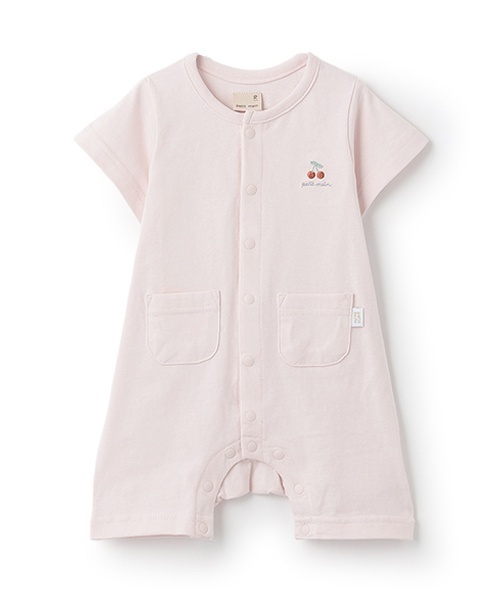 petit main（プティマイン）の「【GOODPRICE】半袖カバーオール（ロンパース・キッズ・ブラック/アイボリー/ライトカーキ/ホワイト系その他/ライトピンク/カラフル・80ｃｍ/70cm）」の11枚目の写真