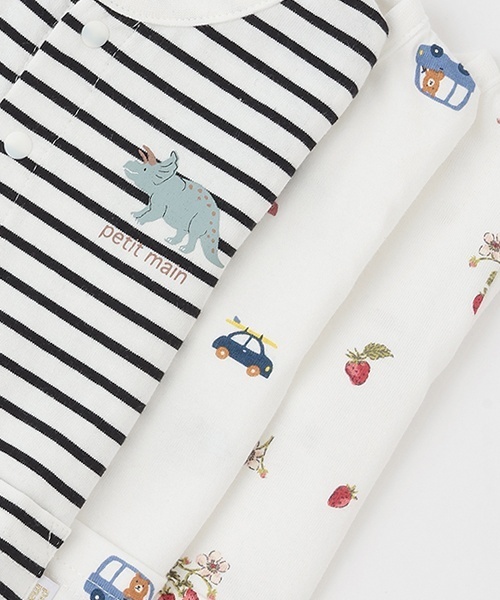 petit main（プティマイン）の「【GOODPRICE】半袖カバーオール（ロンパース・キッズ・ブラック/アイボリー/ライトカーキ/ホワイト系その他/ライトピンク/カラフル・80ｃｍ/70cm）」の16枚目の写真