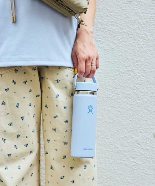 HYDRO FLASK（ハイドロフラスク）の「Hydro Flask/ハイドロフラスク 20oz WIDE MOUTH（水筒・メンズ・ライトグレー/ブラック/ブルーグリーン/サックスブルー/ピンク/オリーブ/ダークグレー/オフホワイト/オレンジ・ONE SIZE）」の13枚目の写真