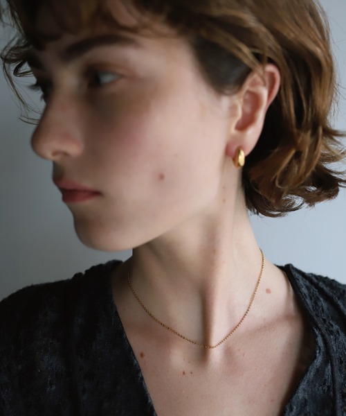 TEN.（テン）の「18KGP フラットケーブルチェーンネックレス 38cm（ネックレス・レディース・ゴールド・FREE）」の3枚目の写真