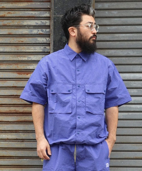 KRIFF MAYER（クリフメイヤー）の「アクティブテックシャツ（シャツ/ブラウス・メンズ・ロイヤルブルー/ブラック/ベージュ・MEDIUM/LARGE/X-LARGE）」の3枚目の写真