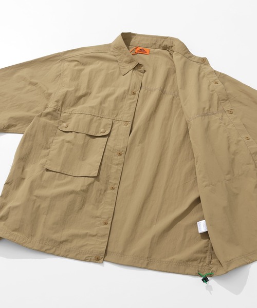 KRIFF MAYER（クリフメイヤー）の「アクティブテックシャツ（シャツ/ブラウス・メンズ・ロイヤルブルー/ブラック/ベージュ・MEDIUM/LARGE/X-LARGE）」の7枚目の写真