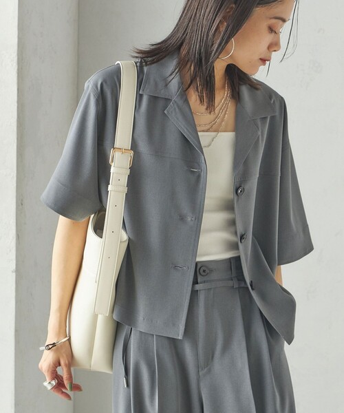 新品】手洗可 GALERIE VIE フーデッドシャツジャケット ¥29700