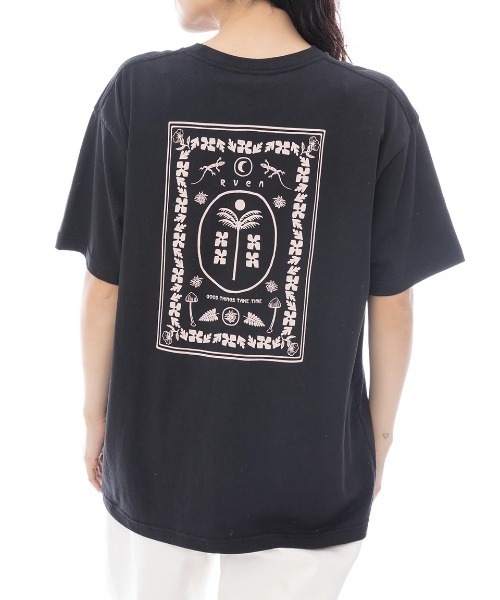 RVCA(ルーカ)の「RVCA レディース LUCKY DREAM LOOSE FIT SS TEE Tシャツ 【2025年春夏モデル】/ルーカバックプリント半袖Tシャツ(Tシャツ/カットソー・レディース・ミント/ブラック/ホワイト系その他・MEDIUM/SMALL/LARGE)」の3枚目の写真