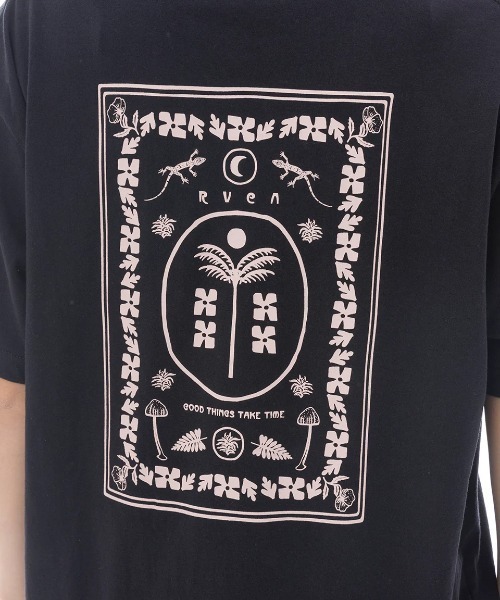 RVCA(ルーカ)の「RVCA レディース LUCKY DREAM LOOSE FIT SS TEE Tシャツ 【2025年春夏モデル】/ルーカバックプリント半袖Tシャツ(Tシャツ/カットソー・レディース・ミント/ブラック/ホワイト系その他・MEDIUM/SMALL/LARGE)」の7枚目の写真