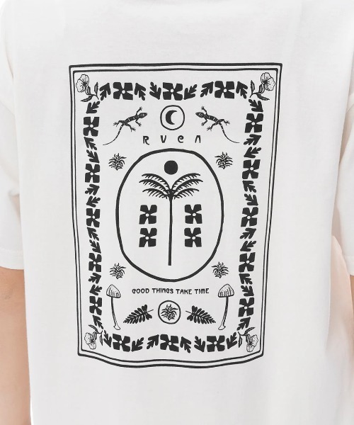 RVCA(ルーカ)の「RVCA レディース LUCKY DREAM LOOSE FIT SS TEE Tシャツ 【2025年春夏モデル】/ルーカバックプリント半袖Tシャツ(Tシャツ/カットソー・レディース・ミント/ブラック/ホワイト系その他・MEDIUM/SMALL/LARGE)」の10枚目の写真