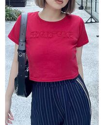 MURUA | パッチステッチクロップドT(Tシャツ/カットソー)