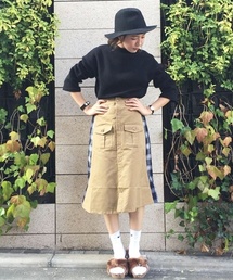 Kastane | チェック切替SK(スカート)